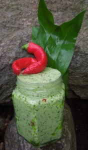 Ramslökssmör med chili red